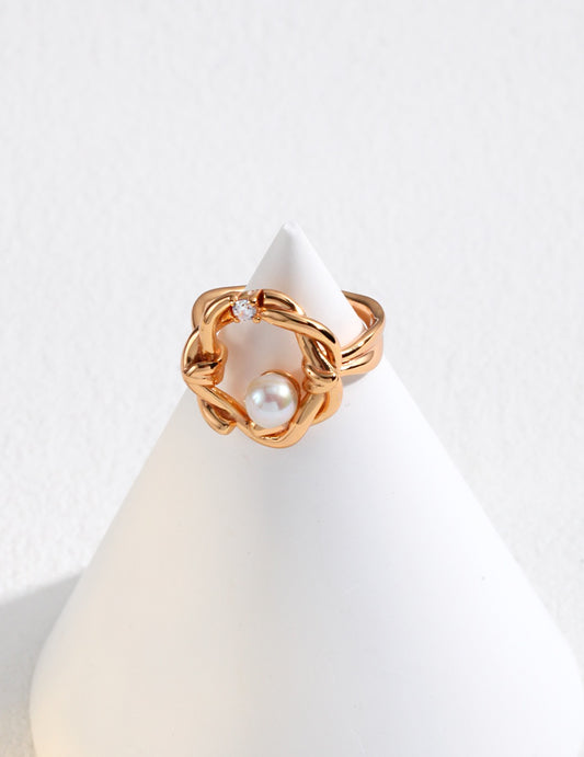 NEST PEARL RING